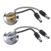 Panelite - 3/4" Round Amber LED Style Light (Amber or Clear Lens)