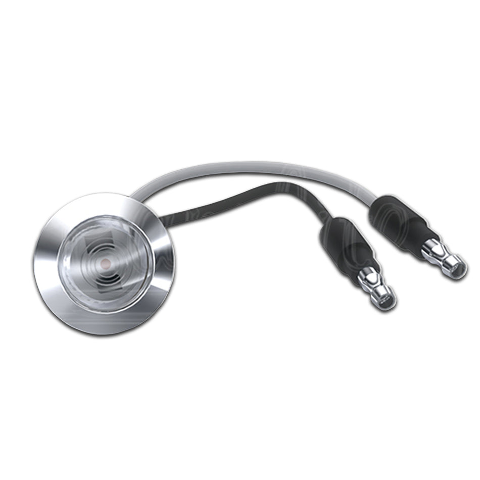 Panelite - 3/4" Round Amber LED Style Light (Amber or Clear Lens)
