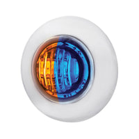 2 LED 3/4" Mini Dual Function Double Fury Light (Clearance/Marker) - Various Colors w Clear Lens