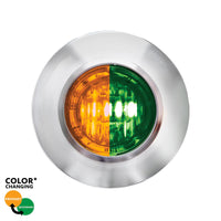 2 LED 3/4" Mini Dual Function Double Fury Light (Clearance/Marker) - Various Colors w Clear Lens