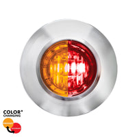 2 LED 3/4" Mini Dual Function Double Fury Light (Clearance/Marker) - Various Colors w Clear Lens