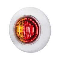 2 LED 3/4" Mini Dual Function Double Fury Light (Clearance/Marker) - Various Colors w Clear Lens