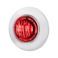 2 LED 3/4" Mini Dual Function Double Fury Light (Clearance/Marker) - Various Colors w Clear Lens