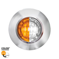 2 LED 3/4" Mini Dual Function Double Fury Light (Clearance/Marker) - Various Colors w Clear Lens