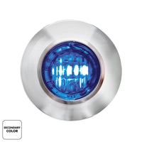 2 LED 3/4" Mini Dual Function Double Fury Light (Clearance/Marker) - Various Colors w Clear Lens