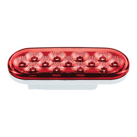 United Pacific - 13 LED 6" Oval Double Fury Light (Turn Signal) - Various Colors w Clear Lens