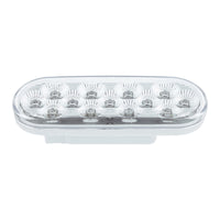 United Pacific - 13 LED 6" Oval Double Fury Light (Turn Signal) - Various Colors w Clear Lens