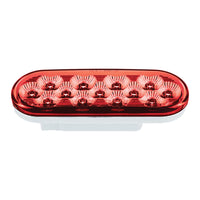 United Pacific - 13 LED 6" Oval Double Fury Light (Turn Signal) - Various Colors w Clear Lens