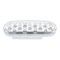 United Pacific - 13 LED 6" Oval Double Fury Light (Turn Signal) - Various Colors w Clear Lens
