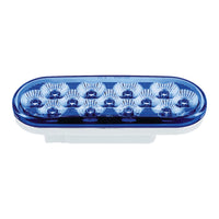 United Pacific - 13 LED 6" Oval Double Fury Light (Turn Signal) - Various Colors w Clear Lens