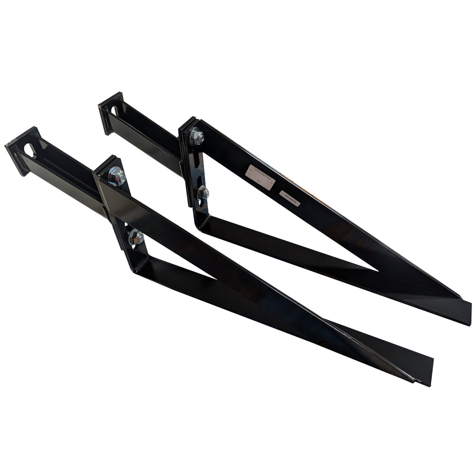 Hogebuilt - Black Adjustable Center Arms (Left or Right Side) - Berube's Truck Accessories
