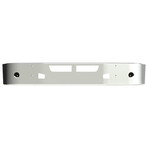 Valley Chrome - 14" Kenworth T660 13" SBA Chrome Bumper (Tow, Mount, Vent & Fog Holes)