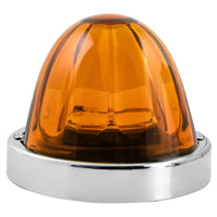 Super Star Watermelon Glass Lens Surface Mount LED Sealed Light with Chrome Bezel (Various Colors)