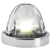 Super Star Watermelon Glass Lens Surface Mount LED Sealed Light with Chrome Bezel (Various Colors)