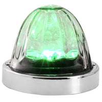 Super Star Watermelon Glass Lens Surface Mount LED Sealed Light with Chrome Bezel (Various Colors)