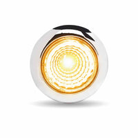 Trux - 3/4″ Marker/Auxiliary Round Reflector LED Light – 1 Diode (Amber/Green)
