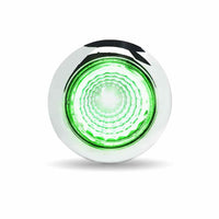 Trux - 3/4″ Marker/Auxiliary Round Reflector LED Light – 1 Diode (Amber/Green)