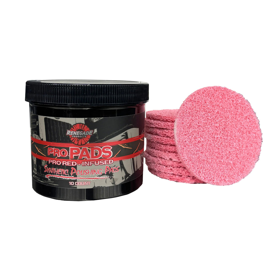 Renegade - Pro Pads: Pro Red-Infused Polishing Pads