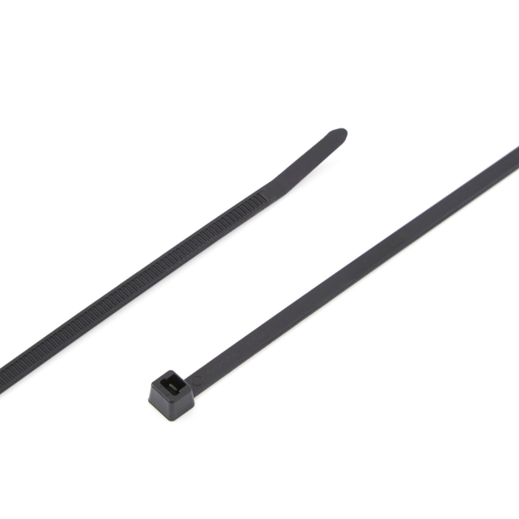 Waytek - 4" Black UV Resistant Cable Tie (18lb.) - 1000 Pack
