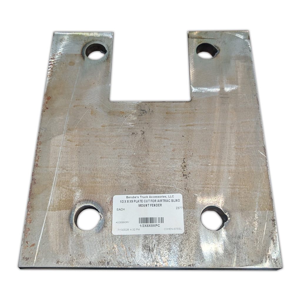 Cohen Steel - AirTrac Plate 1/2" x 8" x 9" XPC
