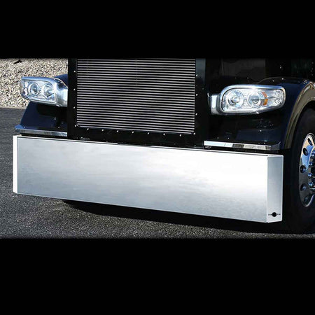 Blind Mount Multi-Fit 22" Stainless Mitered End Bumper with Watermelon Light End Cutouts