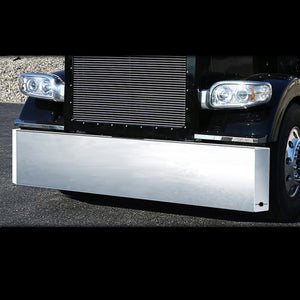 Blind Mount Multi-Fit 22" Stainless Mitered End Bumper with Watermelon Light End Cutouts