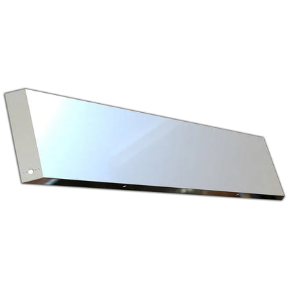 Blind Mount Multi-Fit 22" Stainless Mitered End Bumper with Watermelon Light End Cutouts