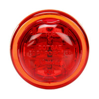 Truck-Lite - 2.5", 10 Series, High Profile, LED, Red Round, 8 Diode, Marker Clearance Light