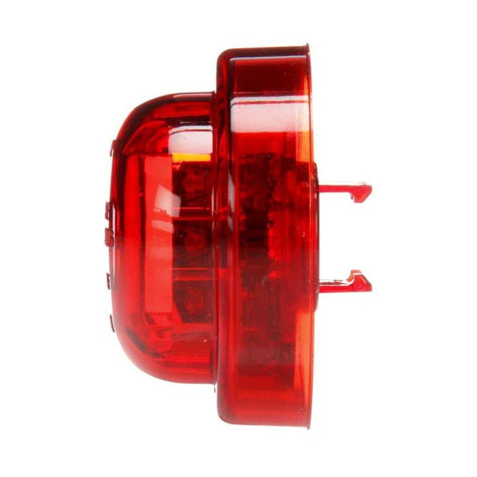 Truck-Lite - 2.5", 10 Series, High Profile, LED, Red Round, 8 Diode, Marker Clearance Light