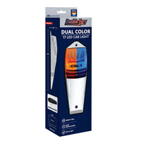 Double Fury 17 LED Light Grakon 5000 Style Square Cab Light (Amber & Blue or Green/Clear Lens)
