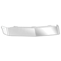 Panelite - Kenworth W990, T680 & T880 52" Flat Top Sleeper Cab, Stainless Steel Straight Visor