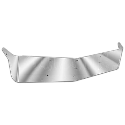 Panelite - 1995-2006 Kenworth C500, T600, T800 or W900 Standard Cab, Flat Glass Stainless Steel Sun Visor