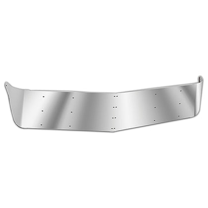 Panelite - 2007+ Kenworth 13" Drop Style Standard Flat Glass Stainless Steel Visor