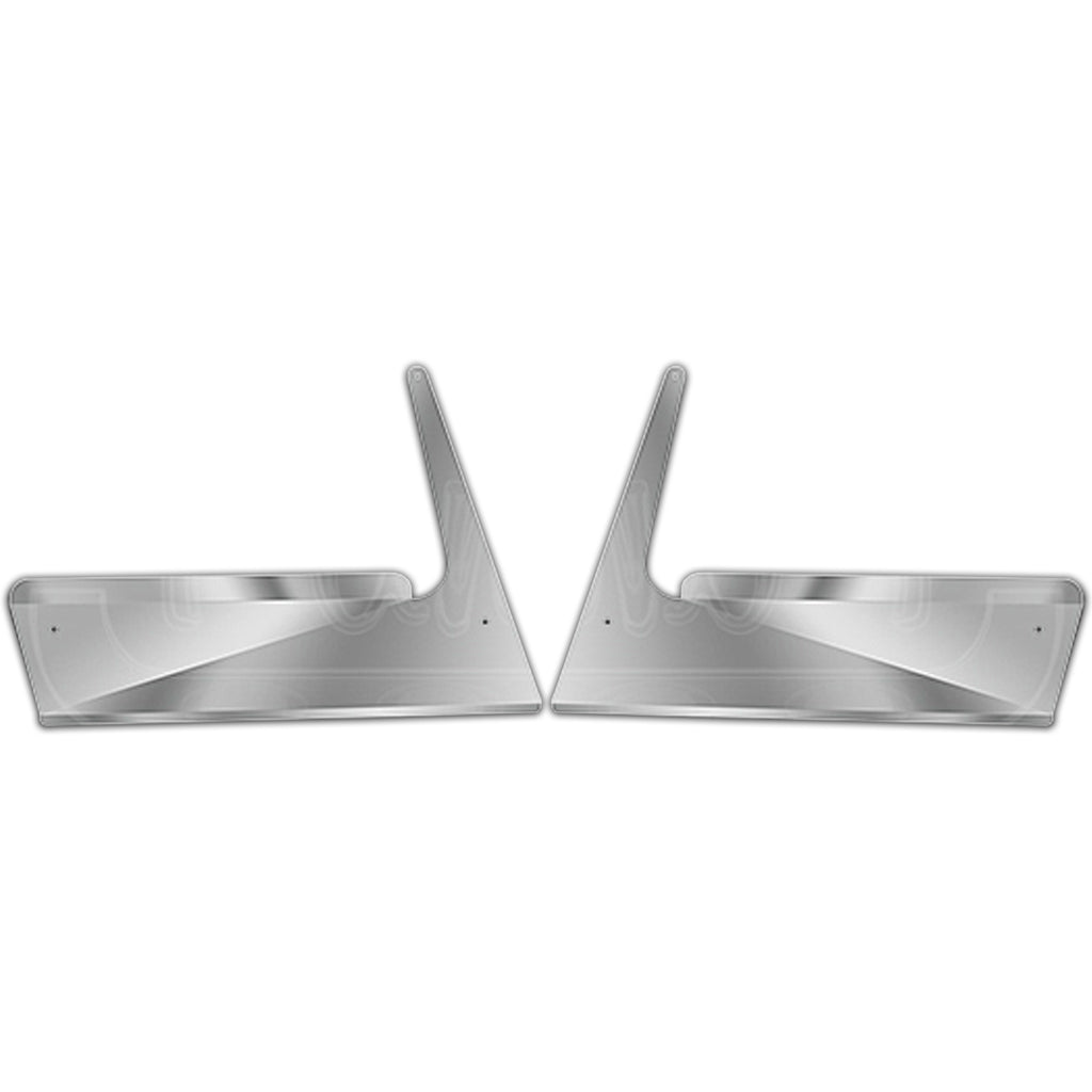 Panelite - Pre-2007 Kenworth T800 Stainless Steel Curved Glass Fender Guards (Pair)