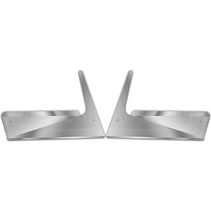 Panelite - Pre-2007 Kenworth T800 Stainless Steel Curved Glass Fender Guards (Pair)