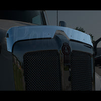 Panelite - 2021+ Kenworth T680 Next Gen/MLU Stainless Steel Bug Deflector