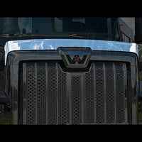 Panelite - Western Star 49X and 47X Stainless Steel "Power Hood" Bug Deflector