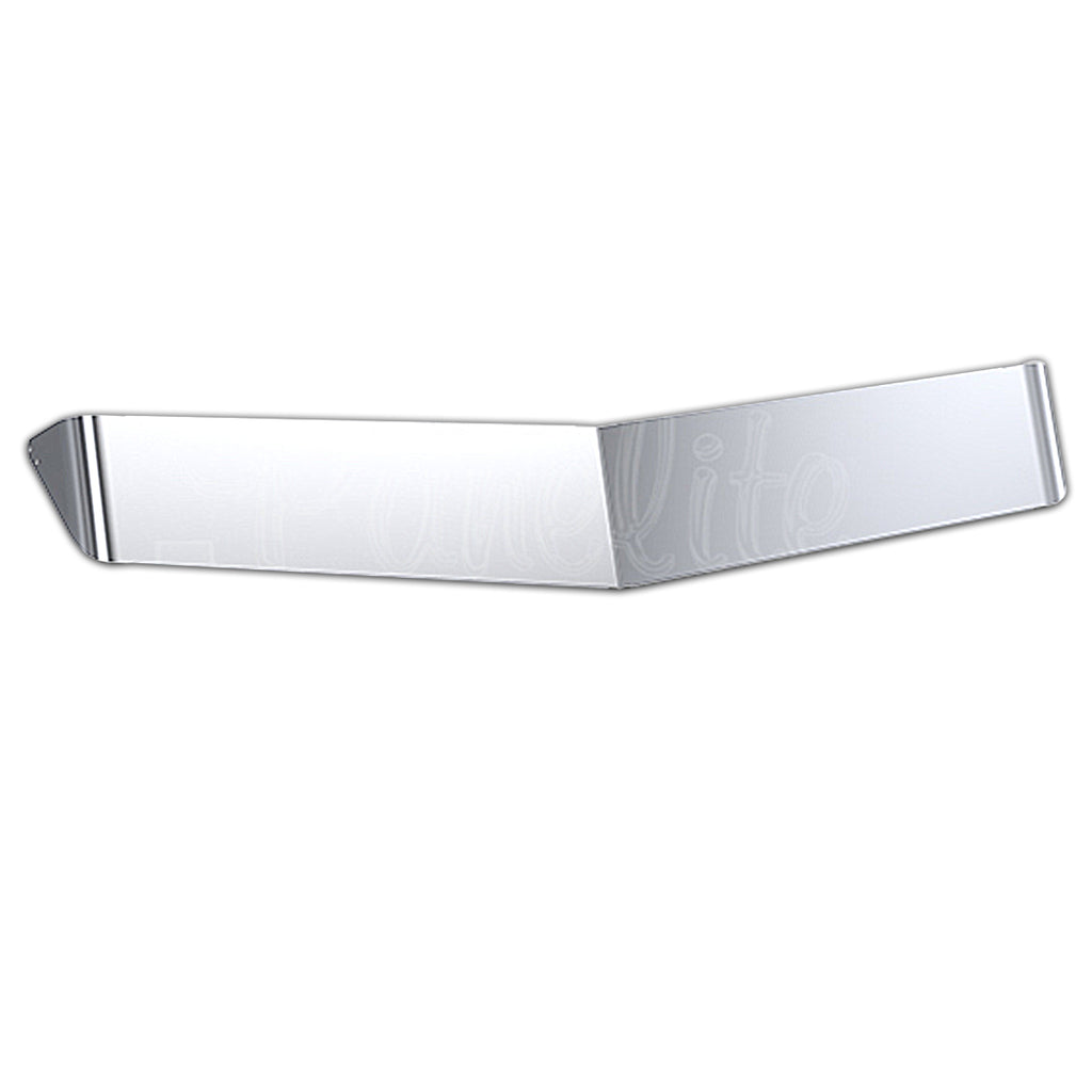 Panelite - 2013+ Peterbilt 567/579 or Kenworth T680/T880 or W990 Stainless Steel DayCab Sun Visor
