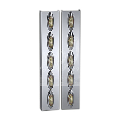 Panelite - 1982+ Kenworth T800 and W900L Standard Air Cleaner Light Boxes - Amber LEDs (5 x M5 Lights)