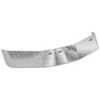 Panelite - Kenworth W990, T880 & T680 Mid-Roof 12" Stainless Steel Sun Visor