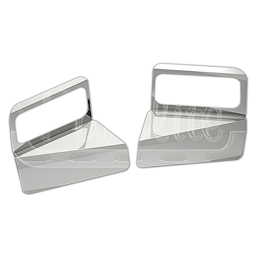 Panelite - Kenworth T800 Standard Cab Stainless Steel Headlight Surround Fender Guards (Pair)