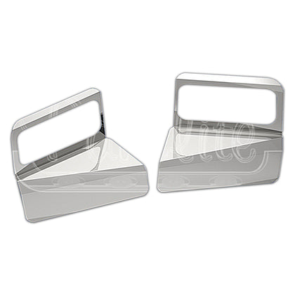 Panelite - Kenworth T800 Standard Cab Stainless Steel Headlight Surround Fender Guards (Pair)