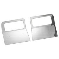 Panelite - 1989-2009 Kenworth W900 or W900B Stainless Steel Headlight Surround Fender Guards (Pair)