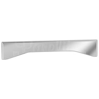 Panelite - Kenworth W990 Stainless Steel Rear Window Trim Visor
