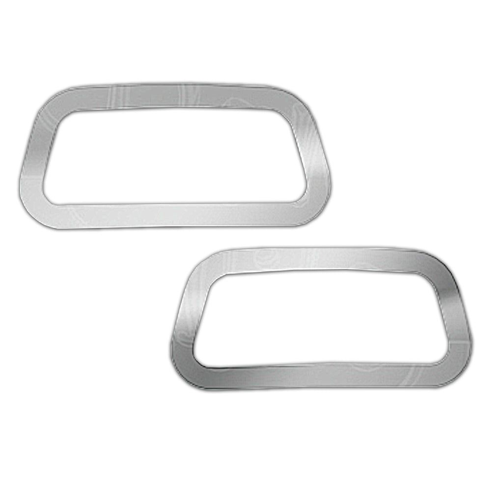 Panelite - 2013+ Kenworth T680, T880 or W990 Stainless Steel Fender Clearance Light Trim (Pair)