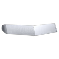 Panelite - Kenworth T680/T880 or W990 Flat Top 40″ Sleeper 13.5" Boltless Stainless Steel Sun Visor