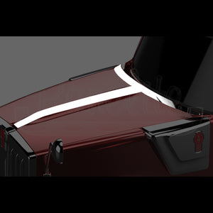 Panelite - Kenworth W990 Stainless Steel Hood Trim & Center Hood Strip