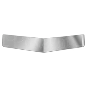 Panelite - Kenworth T680/T880/W990 Flat Top 40" Sleeper Cab 11.5" Stainless Steel Boltless Sun Visor