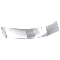 Panelite - Kenworth T680 Mid-Roof & High-Roof 12" Stainless Steel A-Pillar Turning Vanes - Amber (3/4" Round Lights)
