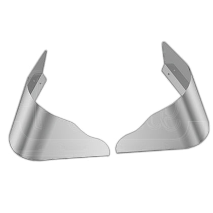 Panelite - 2008+ Kenworth T800 Stainless Steel Air Cleaner Fairings (Pair)
